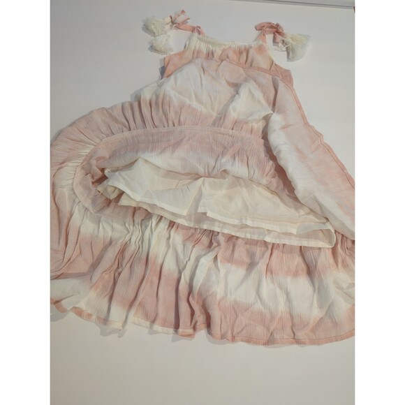 Jessica Simpson dress for girls size 2T Pinky peach and white tie dye like new - Picture 5 of 9